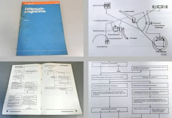 VW Golf 1 Iltis Käfer Transporter Typ 1 2 Fehlersuchprogramme Bremsen 1979