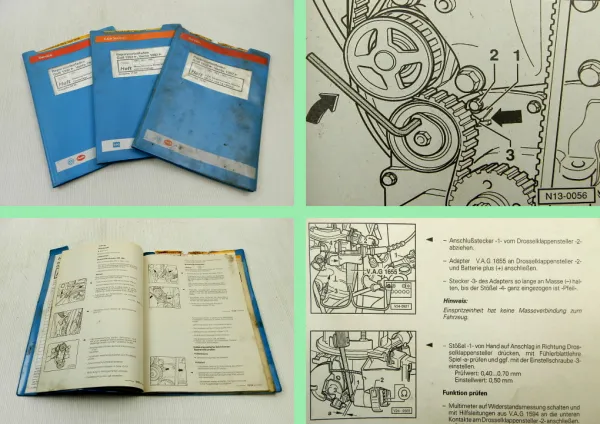 VW Golf 3 1.4 1.6 Einspritzmotor Reparaturleitfaden ABD ABU AEA AEX APQ