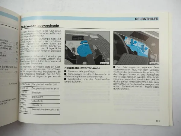VW Golf 3 Bedienungsanleitung Betriebsanleitung 1993