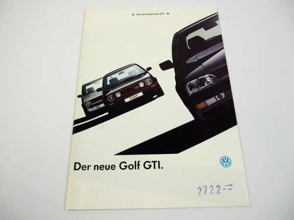 VW Golf 3 GTI Prospekt 1992