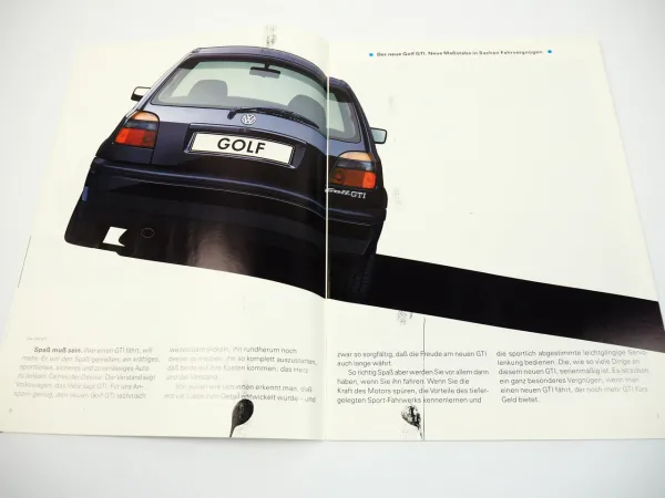 VW Golf 3 GTI Prospekt 1992