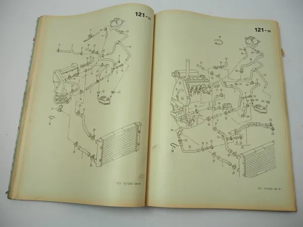 VW Golf 3 Vento 1992 Ersatzteilkatalog Bildkatalog Illustrated Catalogue