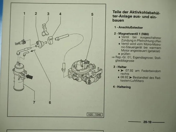 VW Golf 3 Vento Reparaturleitfaden | 1.4 & 1.6 Motor Mechanik ABD ABU AEA AEE AEX