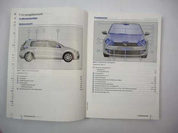 VW Golf 6 Typ 1K Betriebsanleitung 5/2011 Bedienung Bordbuch Deutsch