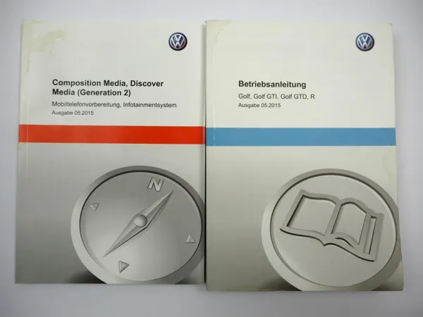 VW Golf 7 AU GTI GTD R Betriebsanleitung 5/2015 Bedienungsanleitung Bordbuch