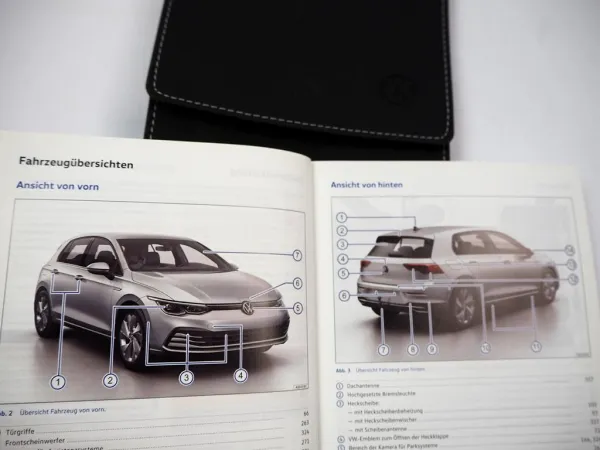 VW Golf 8 GTI GTD R 5H Betriebsanleitung Bedienungsanleitung Bordmappe 11/ 2020