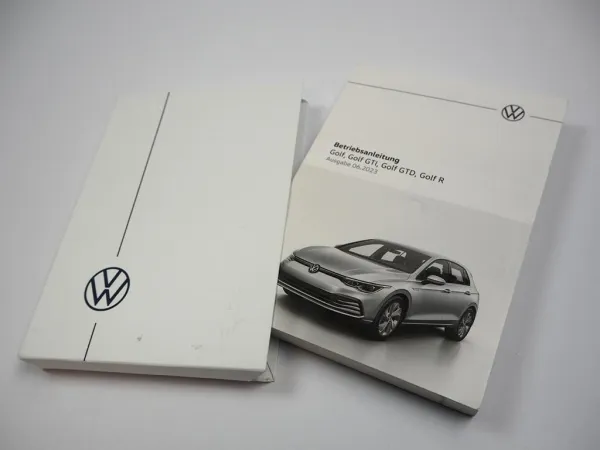 VW Golf 8 GTI GTD R 5H Betriebsanleitung Bedienungsanleitung Bordmappe 6/2023