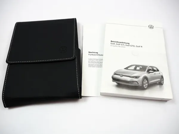 VW Golf 8 GTI GTD R 5H Betriebsanleitung Bedienungsanleitung Bordmappe 6/ 2022