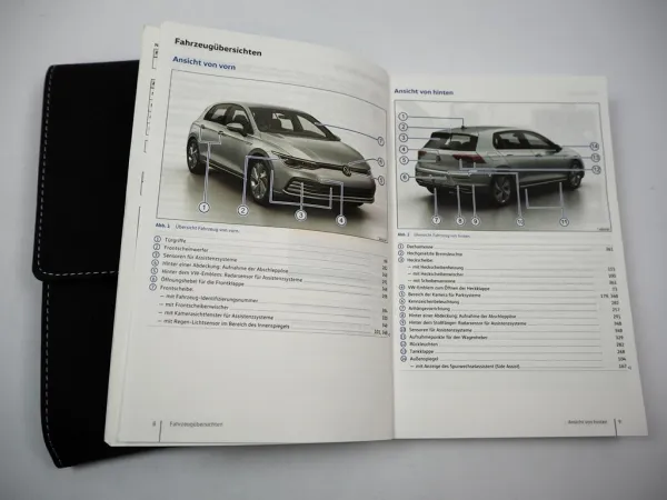 VW Golf 8 GTI GTD R 5H Betriebsanleitung Bedienungsanleitung Bordmappe 6/ 2022