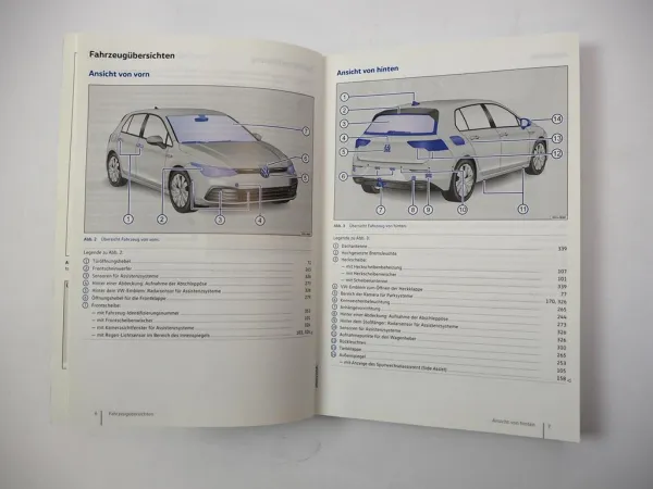 VW Golf 8 Typ CD GTI GTD R eTSI Betriebsanleitung 7/2020 Deutsch