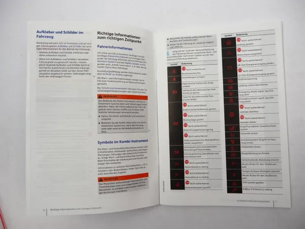 VW Golf 8 Variant / Variant R CD readme Betriebsanleitung Bordmappe 7/2025 Deutsch