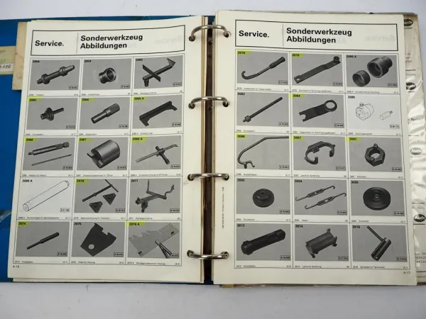 VW Golf Käfer T3 T4 Audi V8 80 Coupe Sonderwerkzeug Spezialwerkzeug Katalog 1991