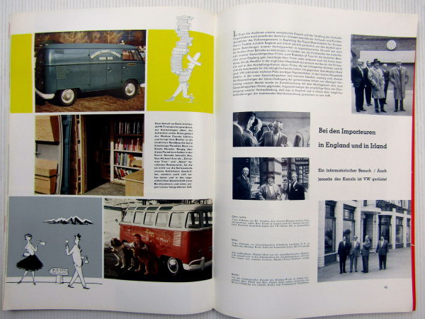 VW Informationen Nr. 44 / 1959 Werkszeitschrift Käfer Bus T1