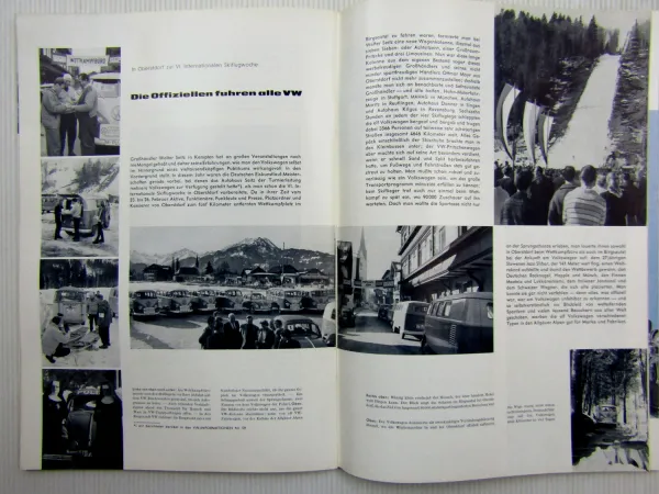 VW Informationen Nr. 60 / 1961 Werkszeitschrift Käfer Bus T1 Typ 3