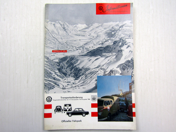 VW Informationen Nr. 88 / 1964 Werkszeitschrift Käfer Bus T1 Typ 3