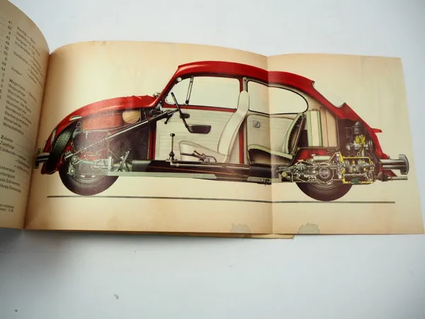VW Käfer 1200 1300 1500 Limousine Cabriolet Betriebsanleitung 1969