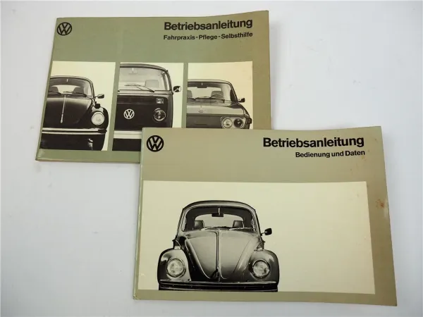 VW Käfer 1200 1300 Betriebsanleitung 1973 Bedienung Fahrpraxis Selbsthilfe