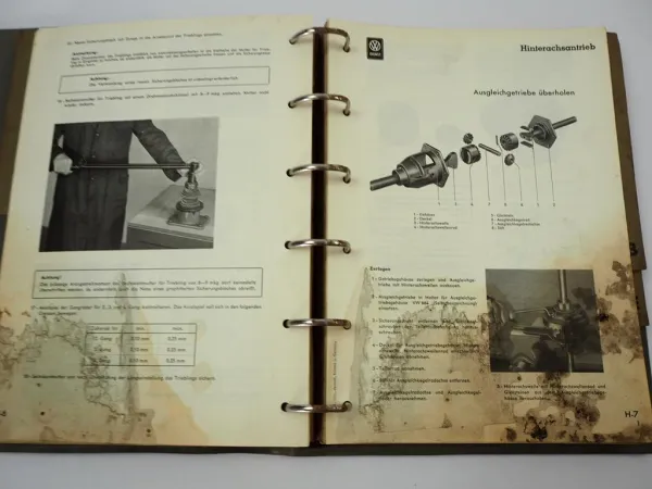 VW Käfer Typ 11 14 15 Karmann Ghia Werkstatthandbuch Reparaturleitfaden 1958/62