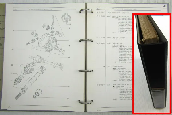 VW LT 1 Arbeitspreisliste Instandsetzungen Werkstatthandbuch 1975/76