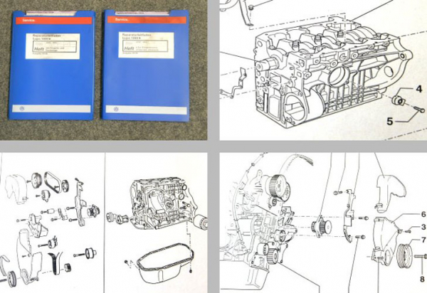 VW Lupo 1,4l Reparaturhandbuch Einspritzmotor AHW AKQ
