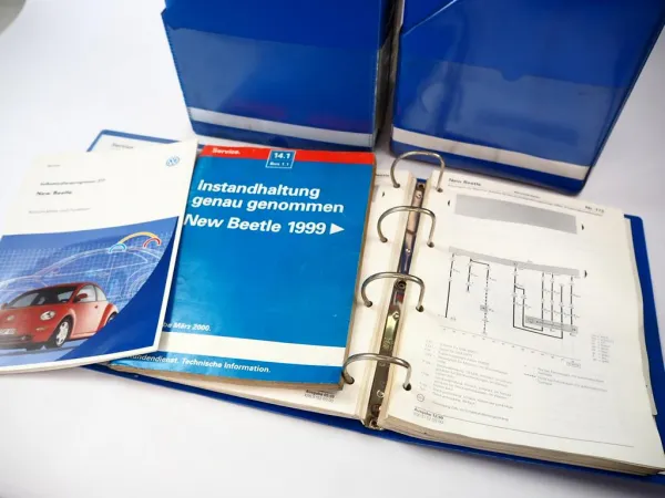 VW New Beetle 9C Reparaturleitfaden Werkstatthandbuch AWH ALH AQY AYD AVC Schaltplan