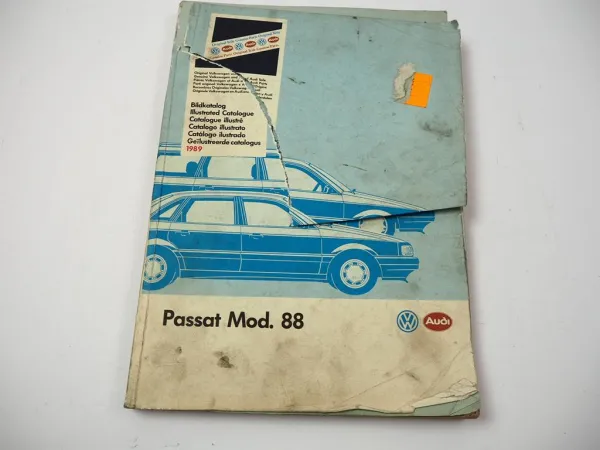 VW Passat B3 35i 1988 Ersatzteilkatalog Bildkatalog Illustrated Catalogue 1989