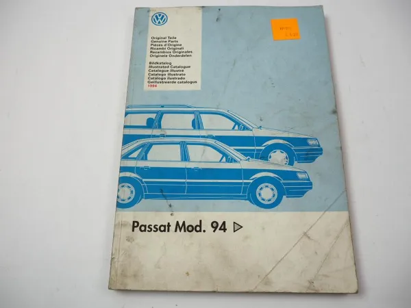 VW Passat B4 3A 35i ab 1994 Ersatzteilkatalog Bildkatalog Illustrated Parts Catalogue