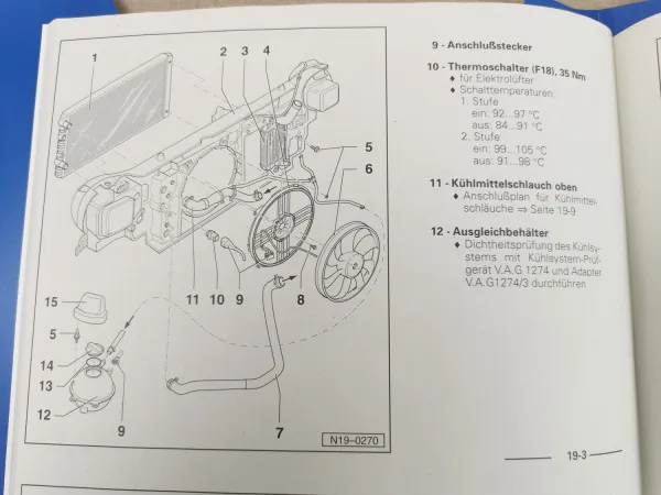 VW Polo 3 6N2 1.4 TDI Motor AMF Einspritzanlage Pumpe Düse Reparaturleitfaden