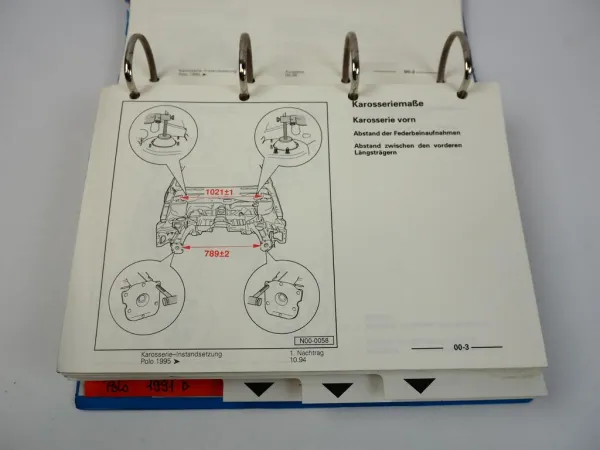 VW Polo I II III Classic Audi 50 Karosserie Instandsetzung Werkstatthandbuch