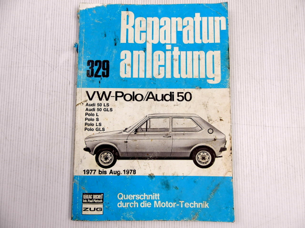 VW Polo I Typ 86 / Audi 50 1977 bis 8.1978 Reparaturanleitung