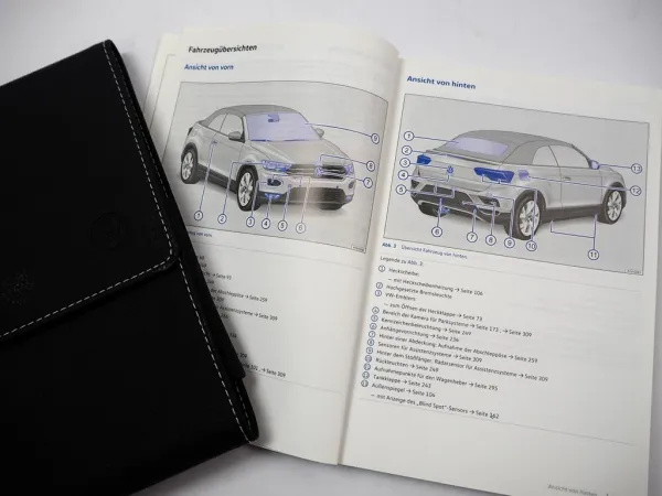 VW T-Roc Cabriolet AC7 Betriebsanleitung 12/2019 Bordmappe Deutsch Bedienung