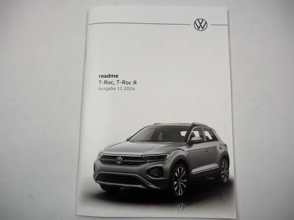 VW T-Roc / T-Roc R readme Betriebsanleitung Bedienungsanleitung Bordbuch 1/2024