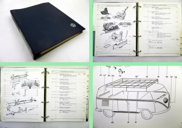 VW T2 Bus Typ 2 Transporter Arbeitspreisliste Instandhaltung Instandsetzung 1973