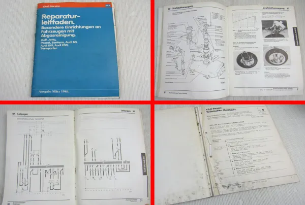 VW T3 Abgasreinigung Digijet DH VW Golf 2 KE-Jetronic GX Reparaturleitfaden