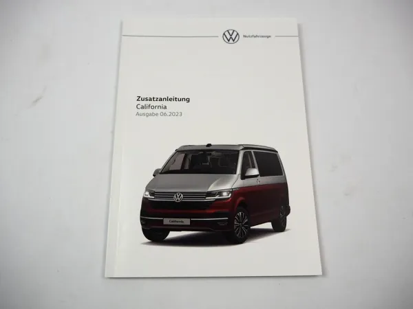 VW T6.1 California Betriebsanleitung Zusatzanleitung 6/2023 Bordbuch Deutsch