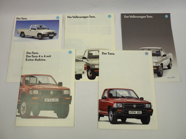 VW Taro 5x Prospekt 1989 bis 1995