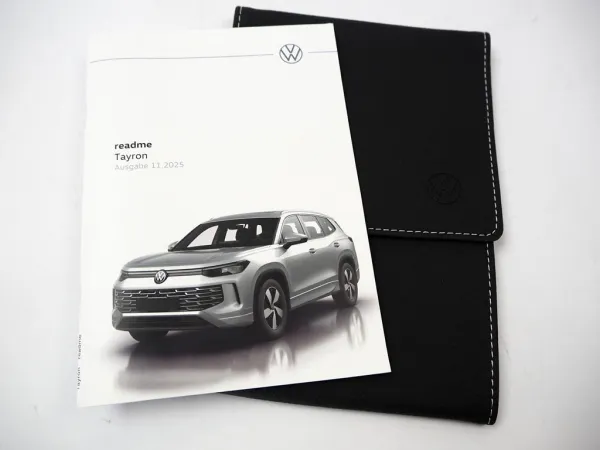 VW Tayron readme Betriebsanleitung Bordmappe 11/ 2025 Bedienungsanleitung