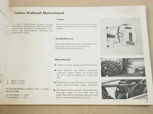 W T2 T2b Bulli Bus Betriebsanleitung 1972 Bedienung Pflege Selbsthilfe