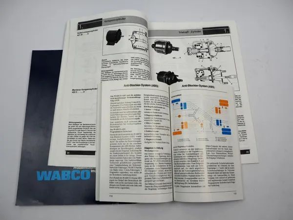 Wabco Druckluft Bremsanlagen für Nutzfahrzeuge Anhänger Beschreibung 1987/99