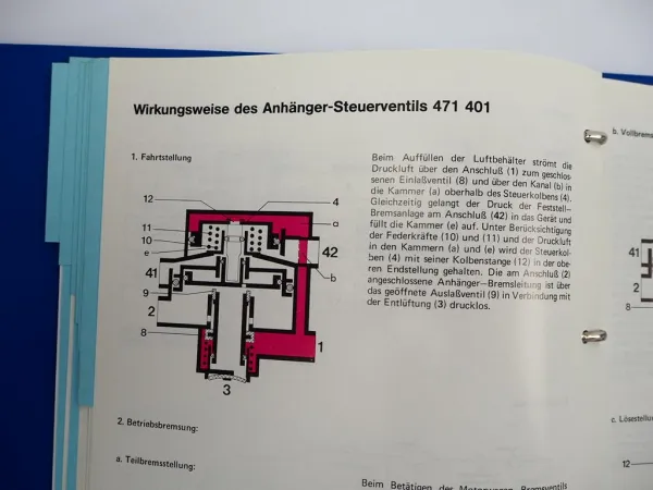 Wabco Druckluft Bremsanlagen Schulung Einführung Prüflehrgang 1987/1996
