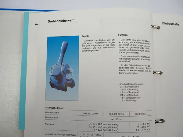 Wabco Druckluft Bremsanlagen Schulung Einführung Prüflehrgang 1987/1996