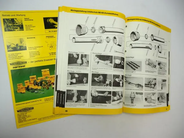 Walterscheid Gelenkwelle W WWE WWZ 50 100 200 210 - 250 320 Werkstatthandbuch