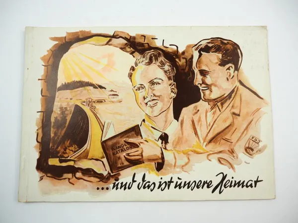 Wanderkatalog des Bezirkes Gera 1954 DDR FDJ