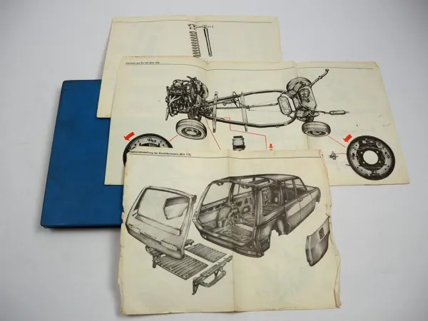 Wartburg 311 312 353 Wie helfe ich mir selbst 1969 Ihling Werkstatthandbuch DDR