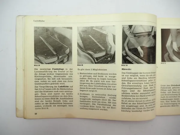 Wartburg 353W PKW Limousine Tourist Betriebsanleitung Duchsichtsheft 1980