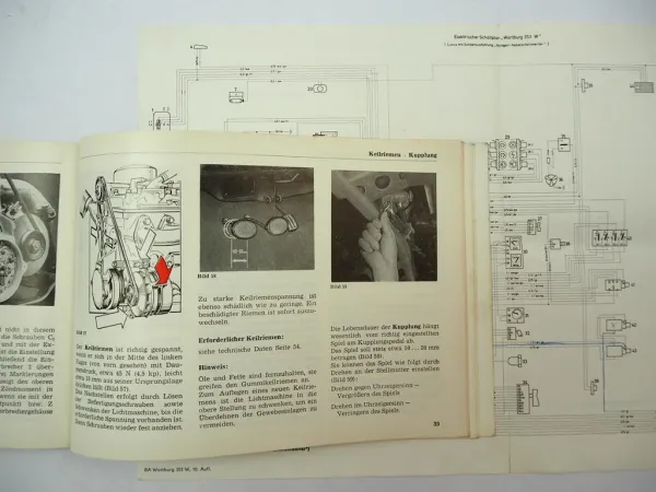 Wartburg 353W PKW Limousine Tourist Betriebsanleitung Duchsichtsheft 1980