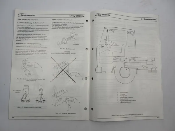 Webasto Air Top 3500 5000 Luftheizgerät Werkstatthandbuch Einbau 1997