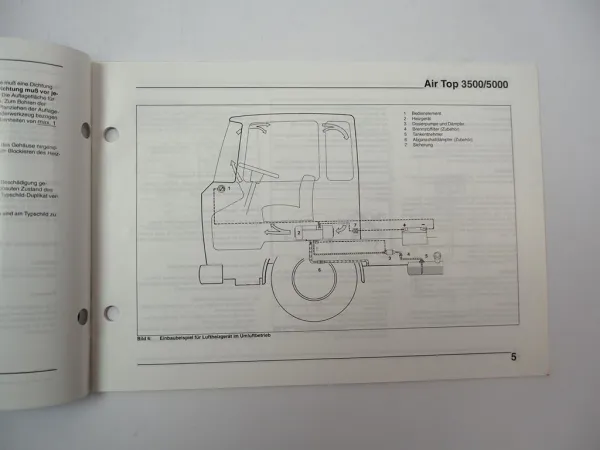 Webasto Air Top AT 3500 5000 B D Luftheizgerät Einbauanweisung 1999