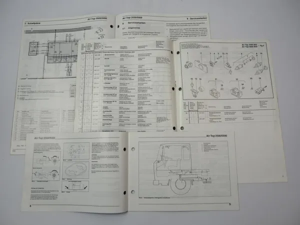 Webasto Air Top AT 3500 5000 Luftheizgerät Einbauanweisung ETL Werkstatthandbuch