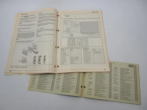 Webasto Thermo Top + T Heizgerät Einbauanweisung BW / DW 50 1992 Installations Instructions